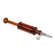 Gear Premium 9" Amber Dabmolisher Showerhead Perc Concentrate Collector