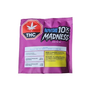No Future - 10X The Madness: The Blue One Sativa THC Gummies - THC 10mg x 10 units