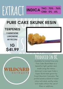 Wildcard Extracts - WILDCARD - PURE CAKE SKUNK CURED RESIN