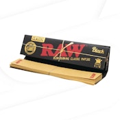 RAW - Black Connoisseur King Size with Tips