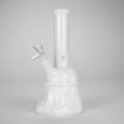 10" Galactic Duo White Glass Bong GDB2
