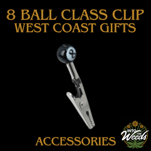 West Coast Gifts - Eight Ball Glass Clip (West Coast Gifts)