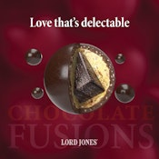 Lord Jones Chocolate Fusions Fudge Brownie Bite 1:1:1 THC|CBD|CBN 5 pack Chocolate