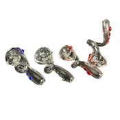 Laughlan Glass - Clear Spiral Spoon