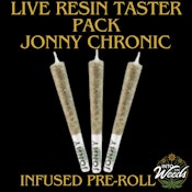 Live Resin Taster Pack Infused Pre-Roll 3x0.5g Resin