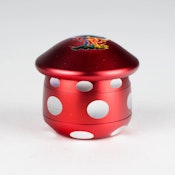Red 4-Part Mushroom Grinder