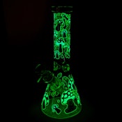 Glowshroom 10" Glow-In-The-Dark Bong