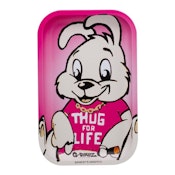 G-Rollz - Bansky's Graffiti Thug For Life Metal Rolling Tray - Medium