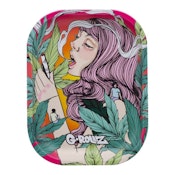 G-Rollz 'Colossal Dream' Pink Metal Rolling Tray - Small