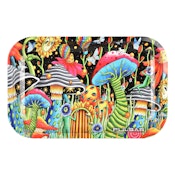 Pulsar - Garden of Cosmic Delights Metal Rolling Tray - Medium