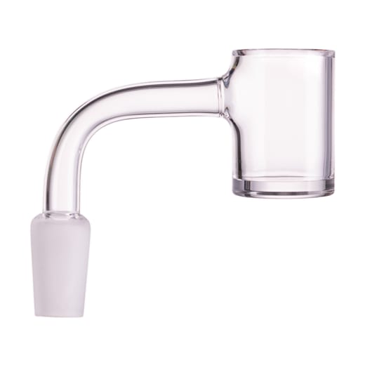 Banger- High Quality XL Quartz Banger, Flat Top, Frosted Joint, 90 Deg, Clear