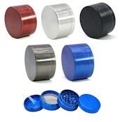 Aluminium Grinder, 63 mm x 44 mm, 4 parts- Silver