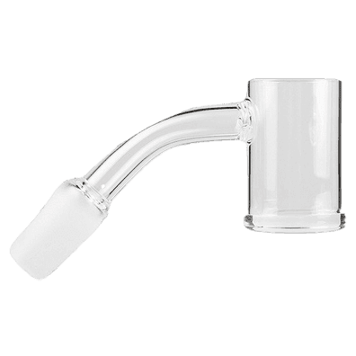 Banger- High Quality XL Quartz Banger, Flat Top, Frosted Joint, 45 Deg, Clear