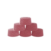 Raspberry Gingerale Live Resin 3:3:1 CBD:CBG:THC Gummies 6pk