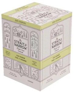 SLGA - 4C THE STRAIT & NARROW PEAR AND RHUBARB 4X355ML