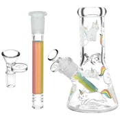 Pulsar Caticorns Design Series Beaker - 8"