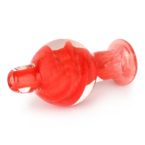 GEAR Premium Glass - GEAR Premium Glass - Red - Tornado Twist Bubble Carb Cap