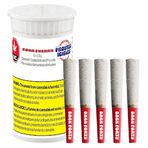 Back Forty - Frosted Icicles Infused Pre-roll - Sour Cherry 5x0.5g Resin