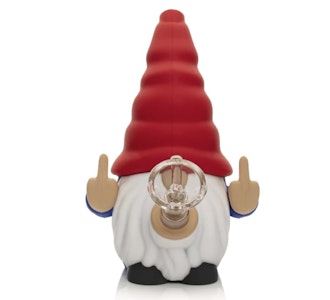 West Coast Gifts - 6" No Fux Gnome Water Pipe - Red & Blue