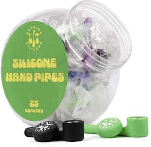 West Coast Gifts - 3.5" LIT Silicone Hand Pipes with Cover - Assorted Colours