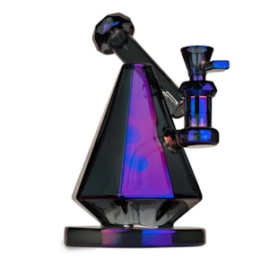 West Coast Gifts - Red Eye Tek 8" Tall Blue Metallic Terminator  Finish Pegasus Pyramid Water Pipe