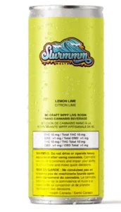 Slurmmm - LEMON LIME LIVE ROSIN SODA | 10mg