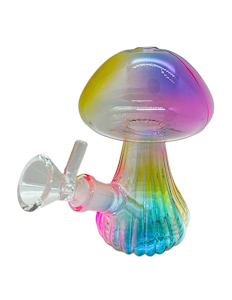 NoName - 5" Magic Mushroom Glass Bong | style A