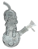 Mini Glass Bong | Astronaut (Silver)