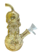 Mini Glass Bong | Astronaut (Gold)