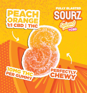 Tumbleweed Gray Ave  - Sourz Peach Orange (1:1) 1x10mg