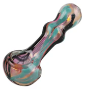 Hand Pipe 3.5" Gold Fumed Wigwag