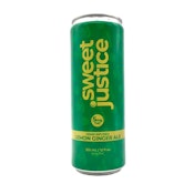 (Sweet Justice) Lemonade Ginger Ale  (10 THC + 10 CBG) 355ml