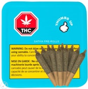 THUMBS UP - Sativa 10 x 0.35g Pre-Rolls