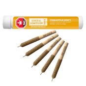PINEAPPLE DRIFT DISTILLATE INFUSED PRE-ROLLS - 2.5