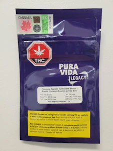Open Fields Distribution  - Pura Vida Legacy Pineapple Express Jumbo Slab 1.2g Shatter