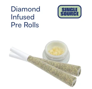 Terra Labs - GMO Lv. Resin Diamond Infused Pre-Rolls 3x0.5g (Terra Labs)
