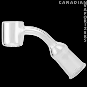 Red Eye Glass Quartz 14mm Female 45 Degree Banger W/Beveled Edge