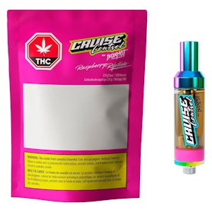 Cruise Control by Boxhot - BOXHOT Cruise Control Raspberry Riptide THC + CBD 2g Prefilled Vape Cartridge