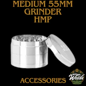Medium 55mm Grinder - Silver
