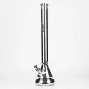 Infyniti - Infyniti 24' Snowflake Water Pipe with Beaker Base Chrome Finish