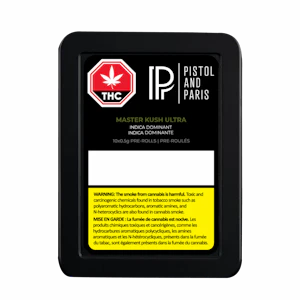Pistol and Paris - 10 x 0.5g Master Kush Ultra Pre-Rolls