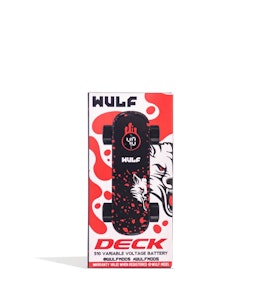 WULF - Wulf - Deck Skateboard Battery - BLACK + RED SPATTER