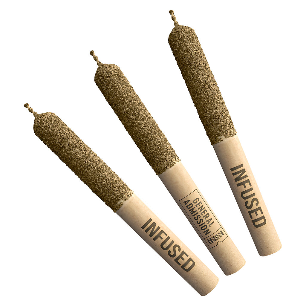PEACH RIZZ DIAMOND INFUSED PRE-ROLLS - 1.5