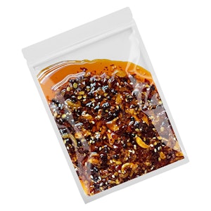 Social Sessions - Yum Yum Factor THC:CBD 1:25 Micro-Dosed VEGAN CHILI CRISP 10 pack Pantry