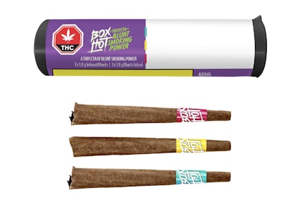 BOXHOT Fatties - Trifecta of Blunt Smoking Power Infused Blunt 3x1g