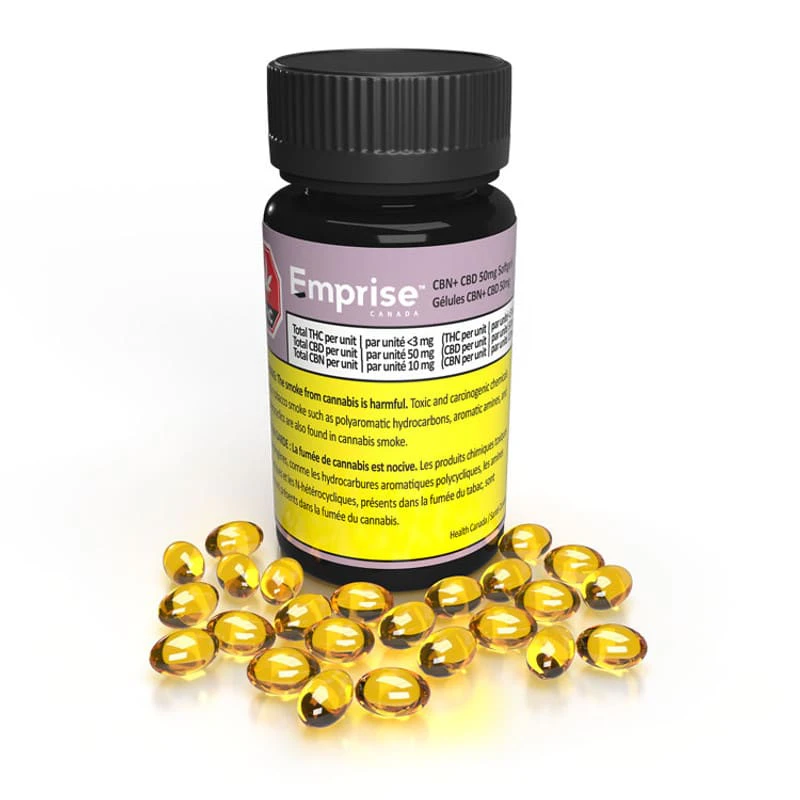 Emprise Canada - EMPRISE - CBN + CBD 30 x 0.32g Soft Gels Main Image