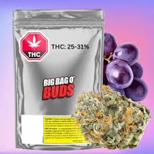 Big Bag O' Buds - Big Bag O' Buds - Purple Cherry Punch - 28g