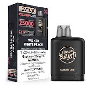 Level X Boost - Level X POD - 25K Wicked White Peach