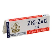 Zig Zag White 1 1/4 Slow Burning