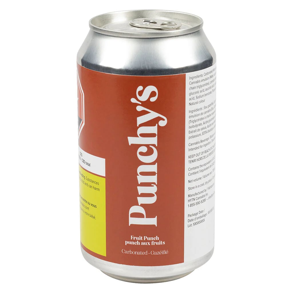Fruit Punch Sparkling Beverage 10mg THC